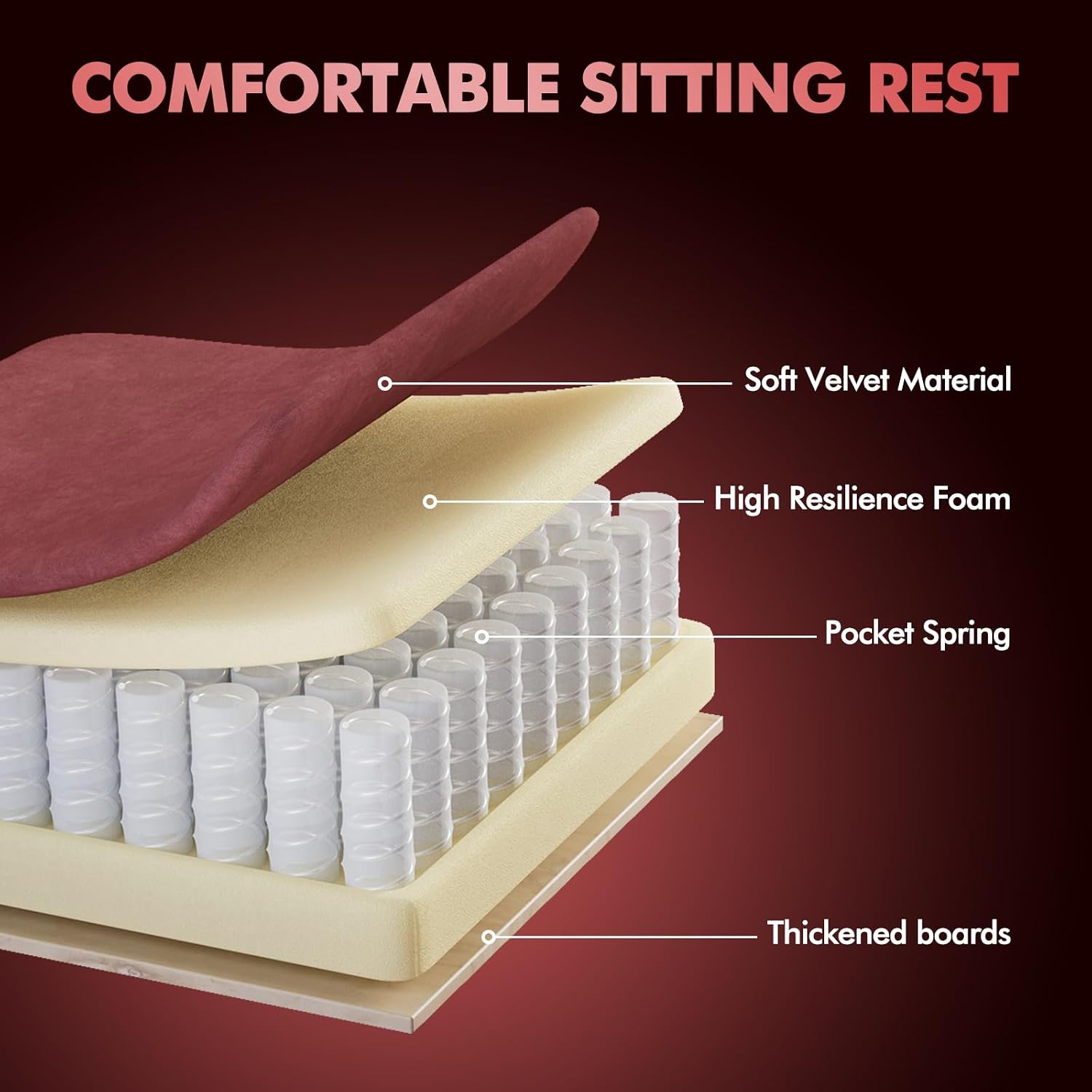 Soontrans Ergonomic Velvet Fabric Gaming Chair with Footrest, Comfortable Video Gamer Chair for Adult, Reclining Ergonomic Office Computer Desk Game Chairs with Massage Lumbar Cushion,Headrest