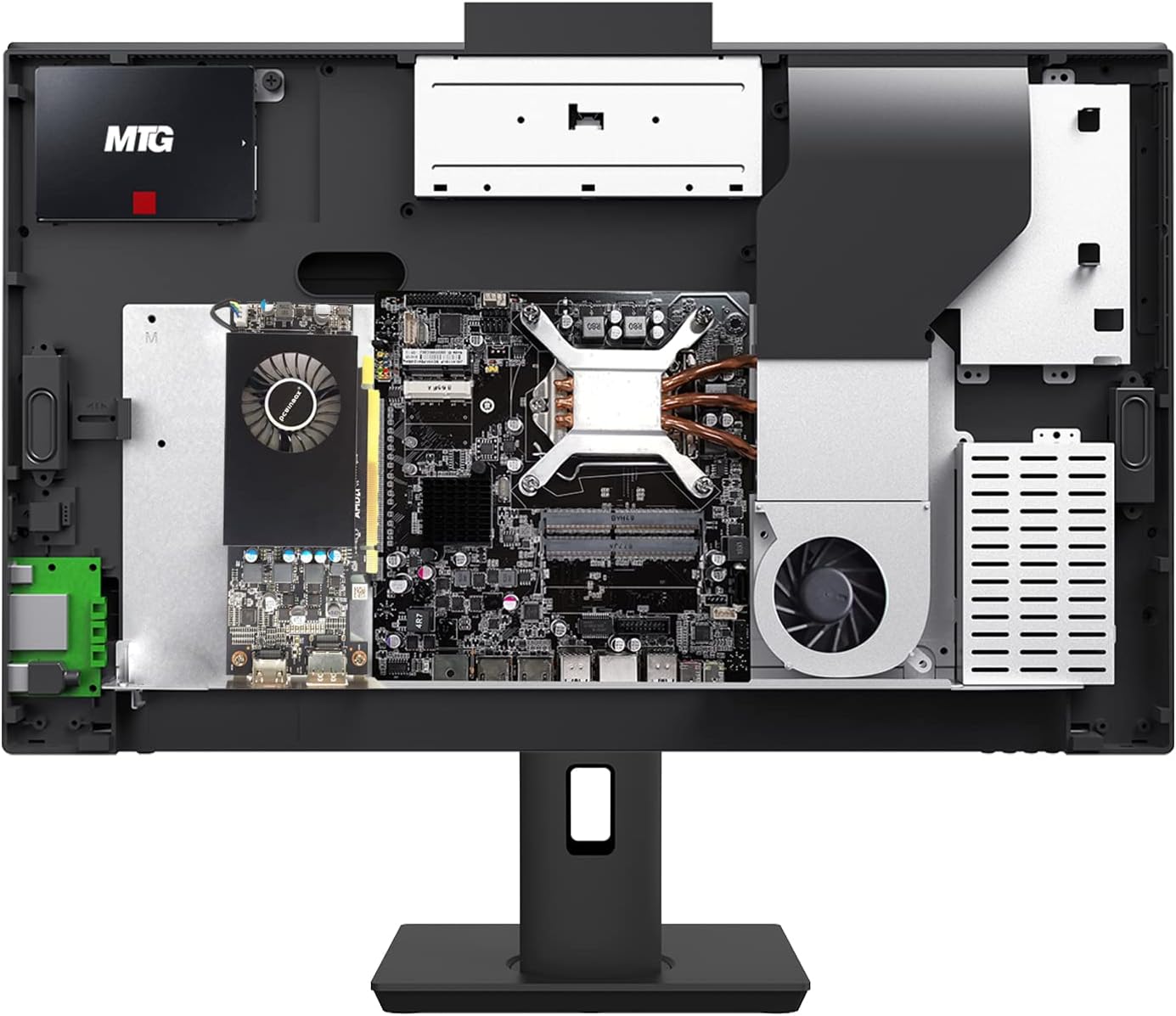 Gaming All in One PC 24 Inch FHD Touchscreen, MTG Yama, Intel Core i5 10th Gen, 16GB RAM, 1TB NVME, AMD RX 550 4GB DDR5 Graphics, Webcam, DVD RW, Gaming Kit, Windows 11 Home