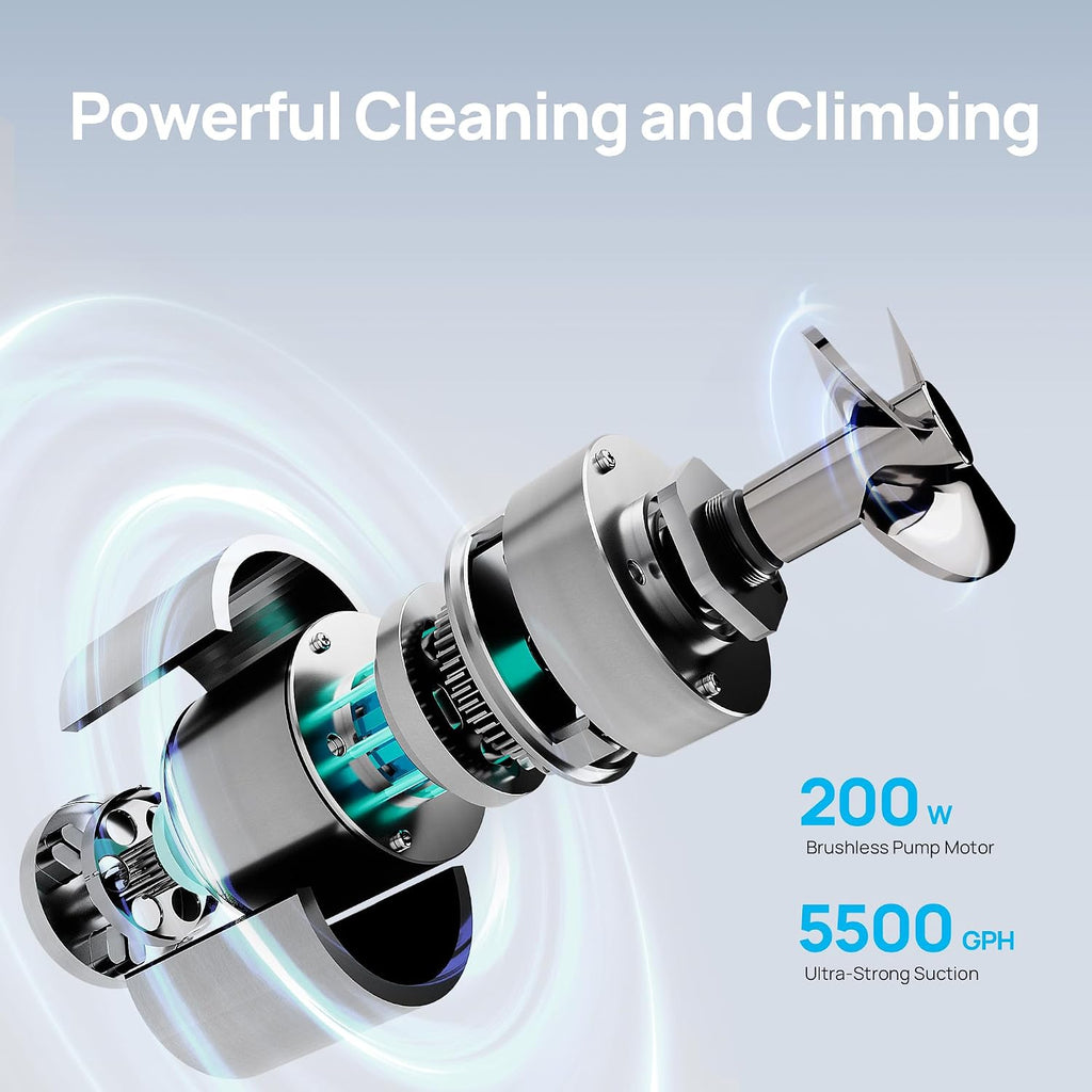 Beatbot A100 Cordless Robotic Swimming Pool Cleaning Vacuum, Wireless Charging, APP Controlled