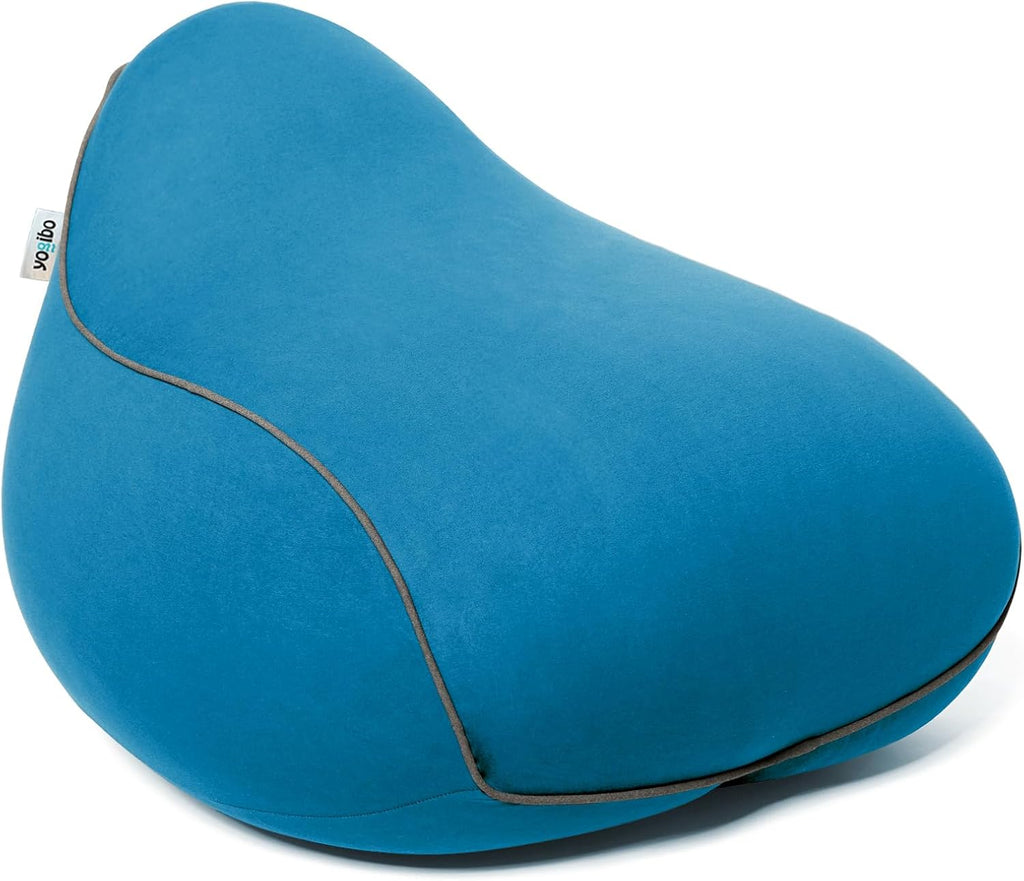 Yogibo Lounger Small Bean Bag Lounge Chair for Adults, Kids and Teens, Soft, Plush, Comfy, Sensory, Gaming Beanbag, Washable Cover, Turquoise