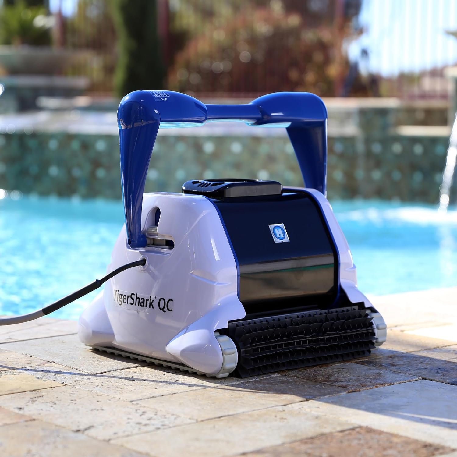 Hayward W3RC9990CUB TigerShark QC Robotic Pool Cleaner with Quick Clean, Automatic Pool Vacuum for Inground Pools up to 20 x 40 ft.