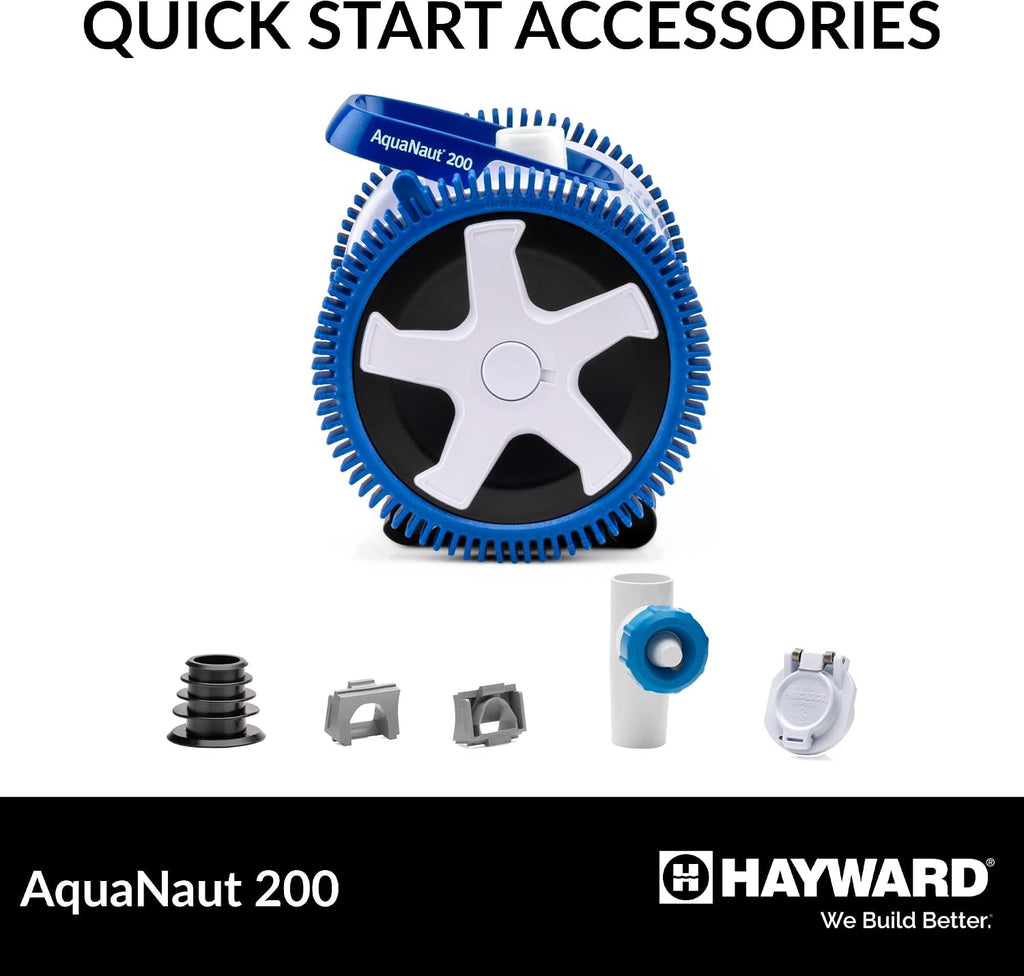 Hayward Aquanaut 200 Suction Pool Cleaner for In-Ground Pools up to 16 x 32 ft (Automatic Pool Vacuum) W3PHS21CST