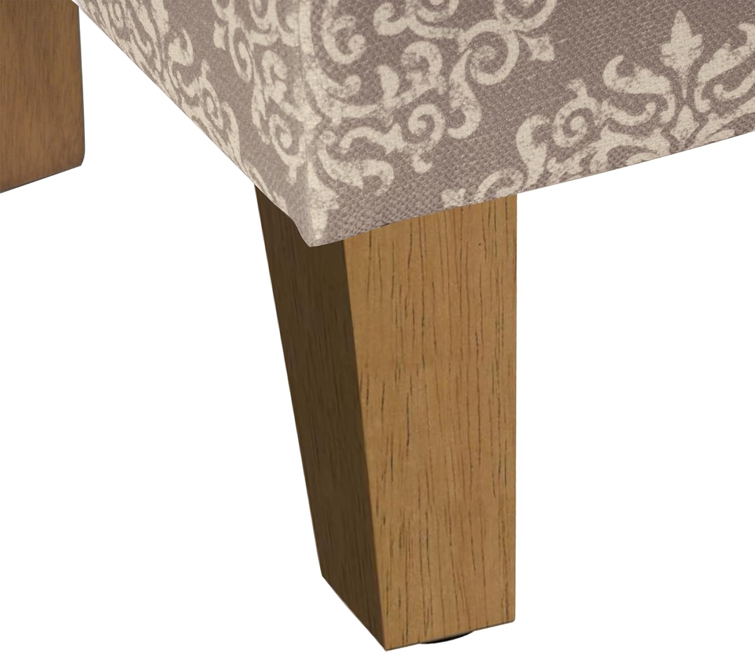 HomePop Drake Large Decorative Storage Bench -Brown Medallion