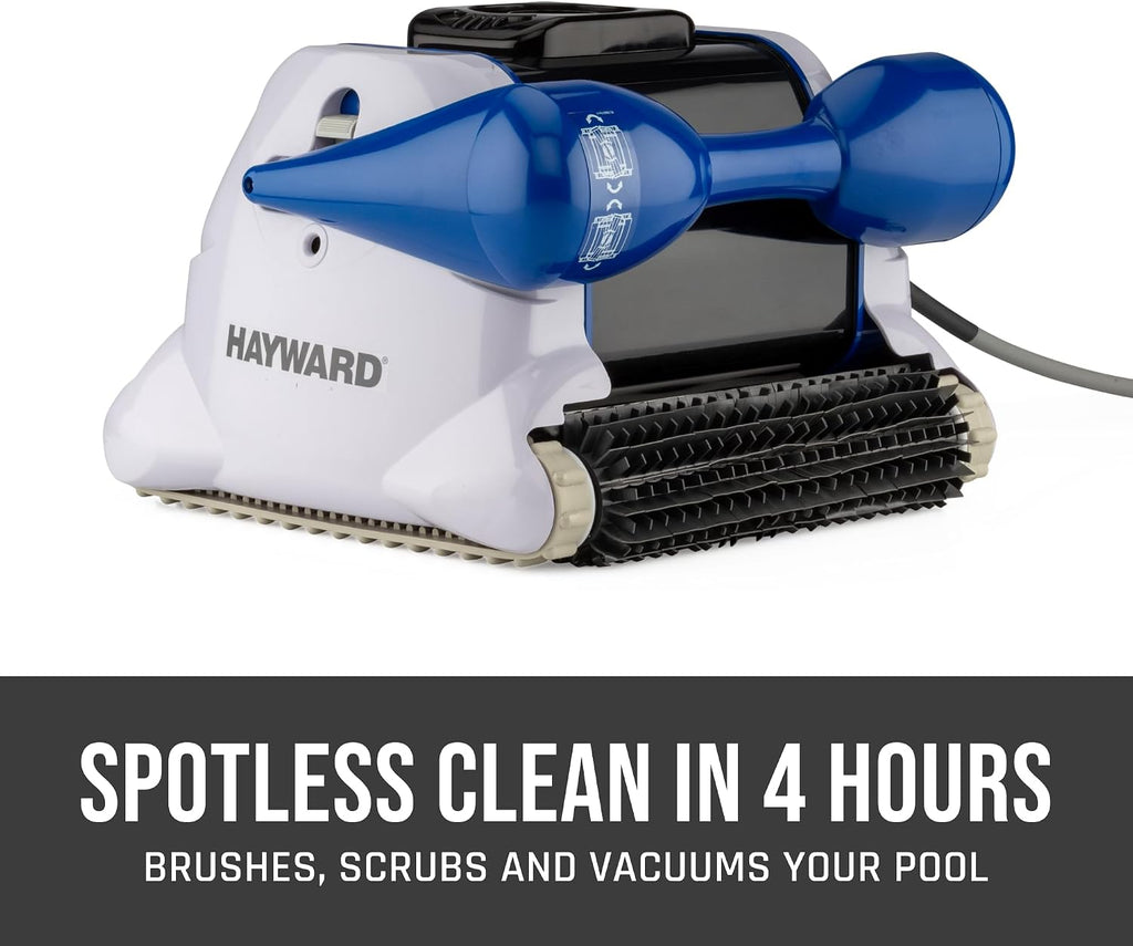 Hayward W3RC9990CUB TigerShark QC Robotic Pool Cleaner with Quick Clean, Automatic Pool Vacuum for Inground Pools up to 20 x 40 ft.