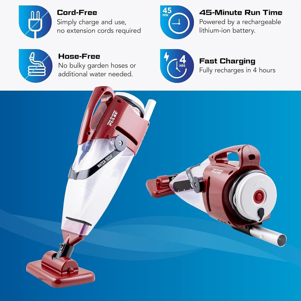 POOL BLASTER Pulse Pool Vacuum for Above Ground Pool 45 Inch Pool Pole Included
