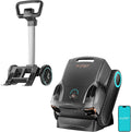 Aiper Scuba X1 Pro Max All-in-One Pool Cleaning Robot & Skimmer with Caddy, 8,500 GPH Suction Pool Vacuum, Ultra-fine Filtration, Smart Surface Parking, for All Inground Pools, Grey