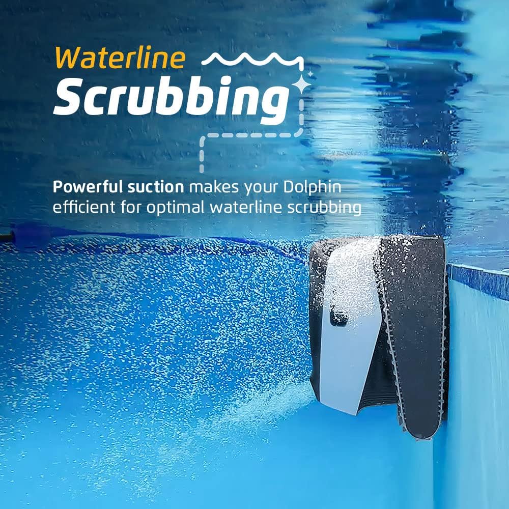 Dolphin Advantage Pro Wi-Fi Automatic Robotic Pool Vacuum Cleaner, 1-Hour Quick Clean, Waterline Scrubber Brush, Ideal for In-Ground Pools up to 50 FT in Length