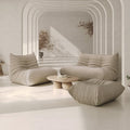 Bean Bag Chair for Adults,Oversize Bean Bag Sofa - Adult Size with Corduroy Soft Fabric for Living Room Lazy Sofas, Apartments, Reading Corner, Gaming, and Movie Venue,Light Grey