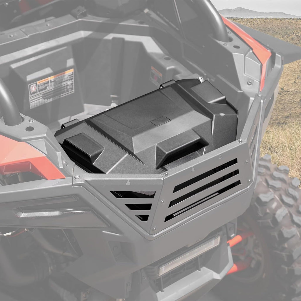 A & UTV PRO 42 QT Rear Cargo Box for 2020-2026 Polaris RZR PRO XP/RZR PRO XP 4/2022-2024 RZR Turbo R Accessories, Water Resistant Storage Bin, Replace OEM # 2883752, NOT FIT RZR XP 1000 Model