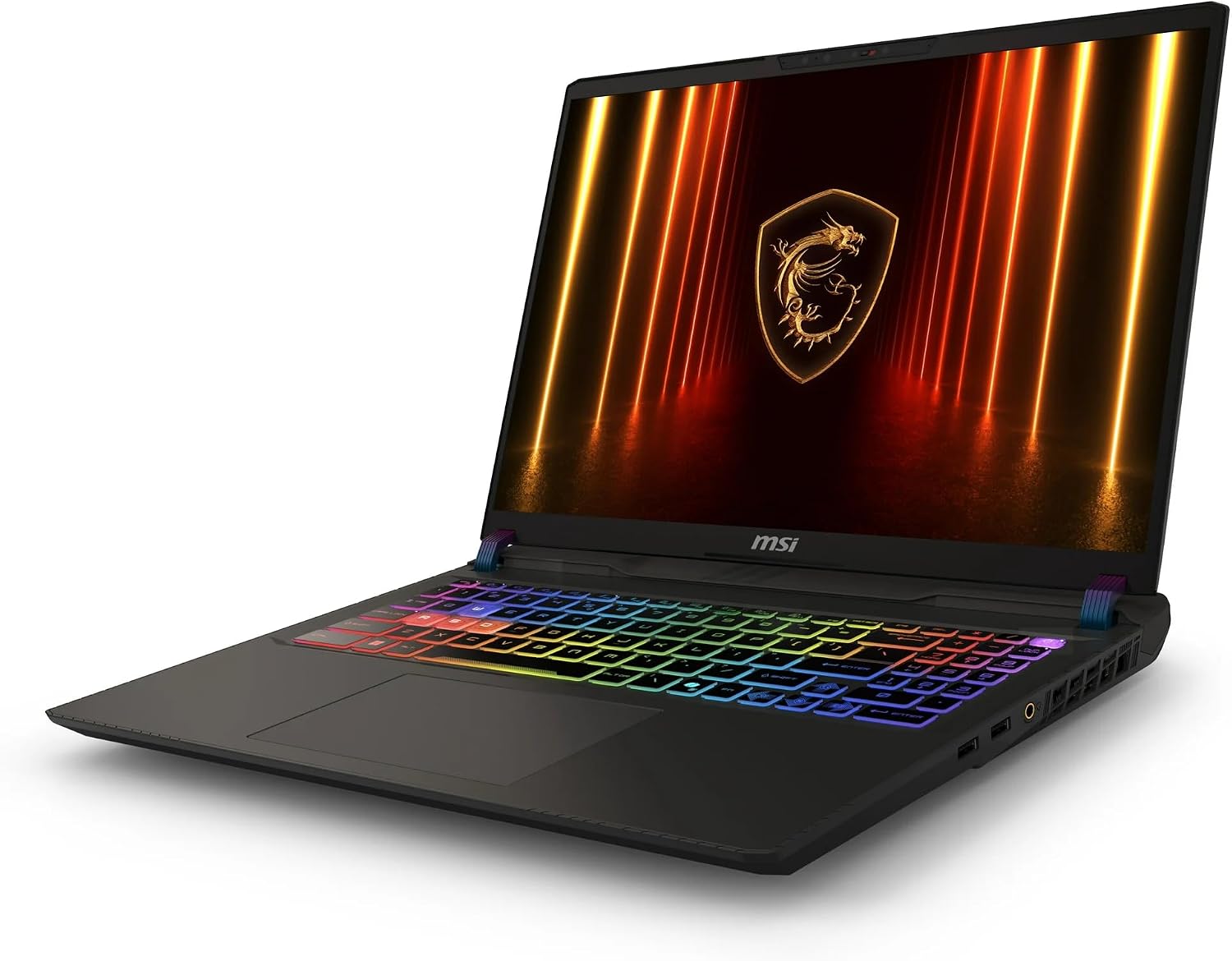 MSI Vector 16 Gaming Laptop, 16inch 240Hz 2560x1600 QHD+ LCD Display, NVIDIA RTX 5070Ti 12GB GDDR7, AMD Ryzen 9 8940HX (Max 5.3GHz, 80MB Cache), 64 GB DDR5, 1 TB SSD, Windows 11 Pro, Accessories
