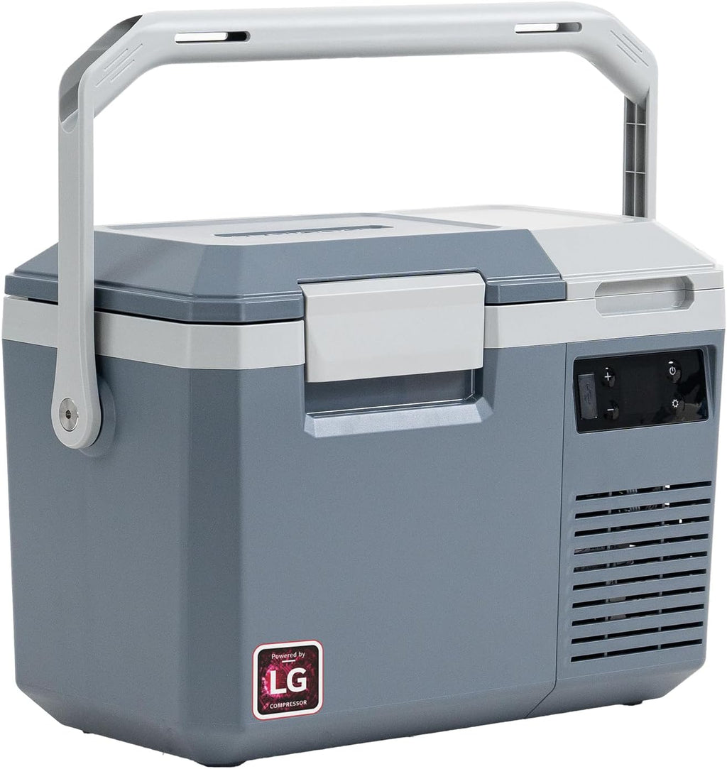 Alpicool LGMP8 Portable Fridge 8 Quart 12 Volt Car Refrigerator Freezer,-4°F ~122°F,for Fishing, Camping, RV,Travel, Outdoor-12/24V DC, 110~240V AC