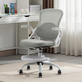 Kids Desk Chair,Ergonomic Study Chair with Adjustable Height,Swivel Mesh Desk Chair with Wheels,Home Office Chair for Children in Home Bedroom Grey