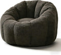 Bean Bag Chair Gaming Sofa for Adults & Kids, Big Beanbag Chairs Reading Couch with Ergonomic Armrests, Oversized Memory Foam Lounge Chair for Living Room/Bedroom, Dark Gray