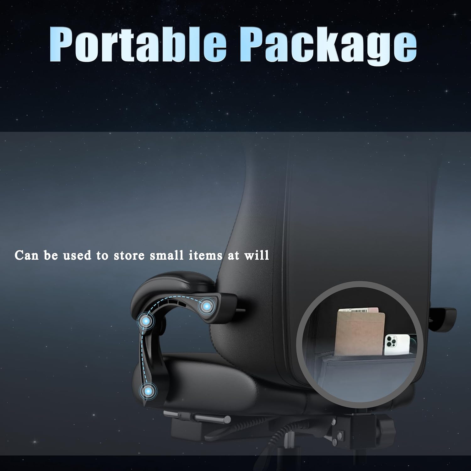 Ergonomic Gaming Chair, Video Game Chair with Pocket Spring Cushion and Footrest, Height Adjustable Computer Chair with Swivel Seat and Headrest (Purple)