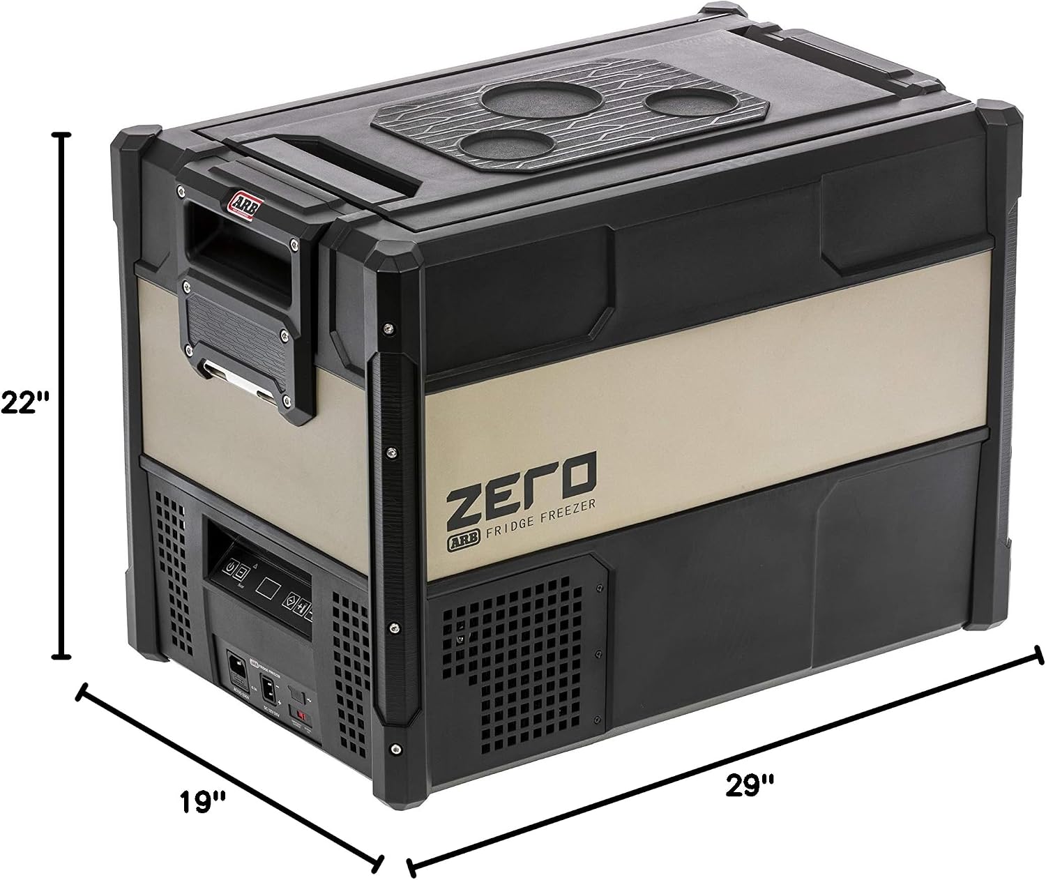 ARB 10802442 Smart Portable Refrigerator Freezer Single Zone 47QT Zero Model, App for Phone, 12V/110V for Car, Boat, Truck, SUV, RV, Camper, Fridge and Cooler Ideal for Camping, Outdoor, Fishing