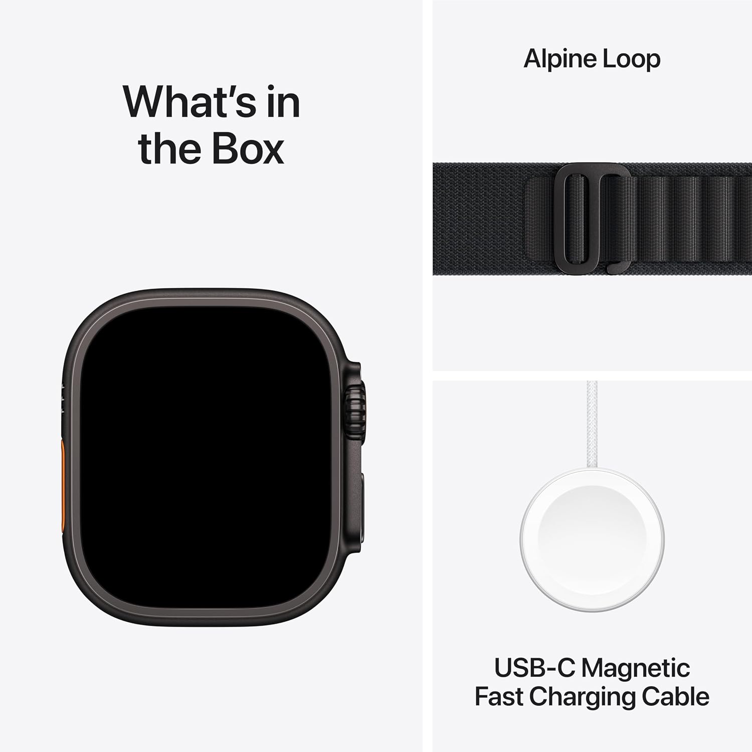 Apple Watch Ultra 3 [GPS + Cellular 49mm] Running & Multisport Smartwatch w/Rugged Titanium Case w/Black Alpine Loop - S. Satellite Communications, Advanced Health & Fitness Tracking