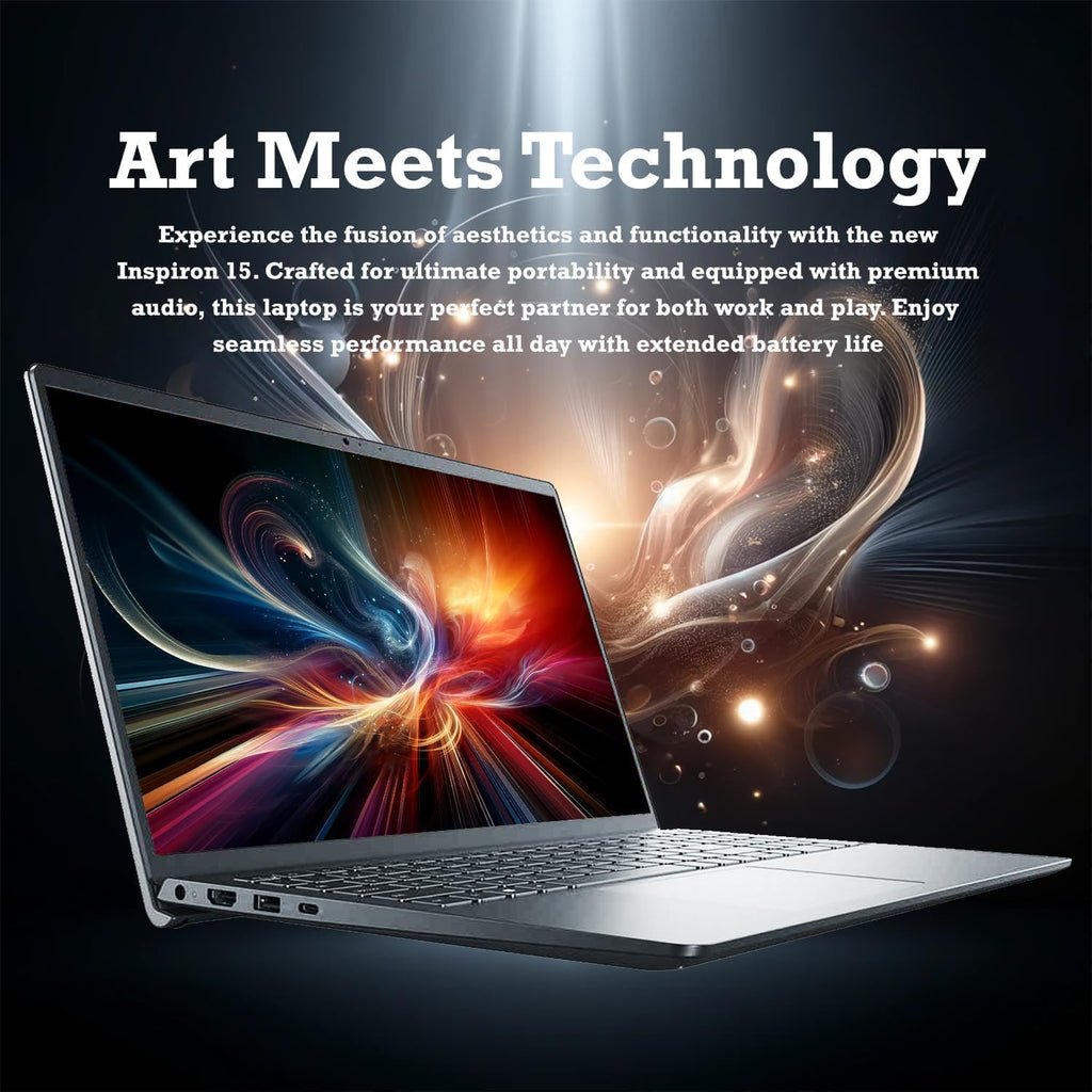 Dell Inspiron 15.6' FHD Touchscreen Laptop, 13th Gen Intel Core i5 (Beat i7-1250U), 12GB RAM, 768GB Storage (256GB PCIe SSD + 512GB External), Win 11, Office 365 for Web, w/WOWPC Bundle