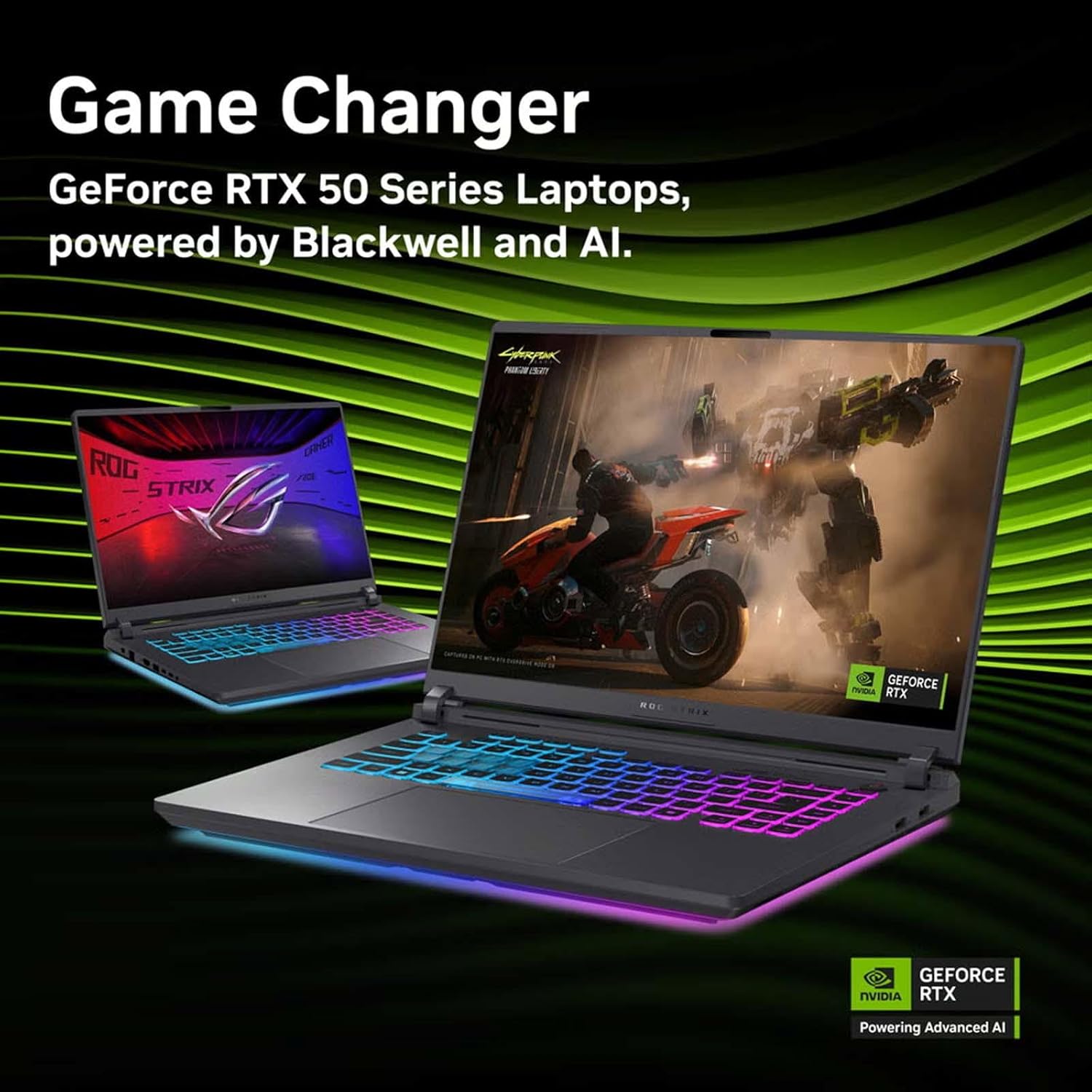 ASUS ROG Strix G16 (2025) Gaming Laptop, 16' FHD+ 16:10 165Hz/3ms IPS Display, NVIDIA GeForce RTX 5060 Laptop, Intel Core i7-14650HX, 32GB DDR5 | 2TB M.2 PCIe SSD, WiFi 7, RGB Blacklit KB, Win11 Pro