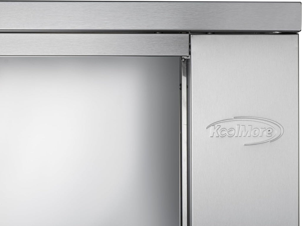 KoolMore KM-OKS-UCRCAB 32 in. Outdoor Cabinet Kitchen for Refrigerator in Stainless-Steel
