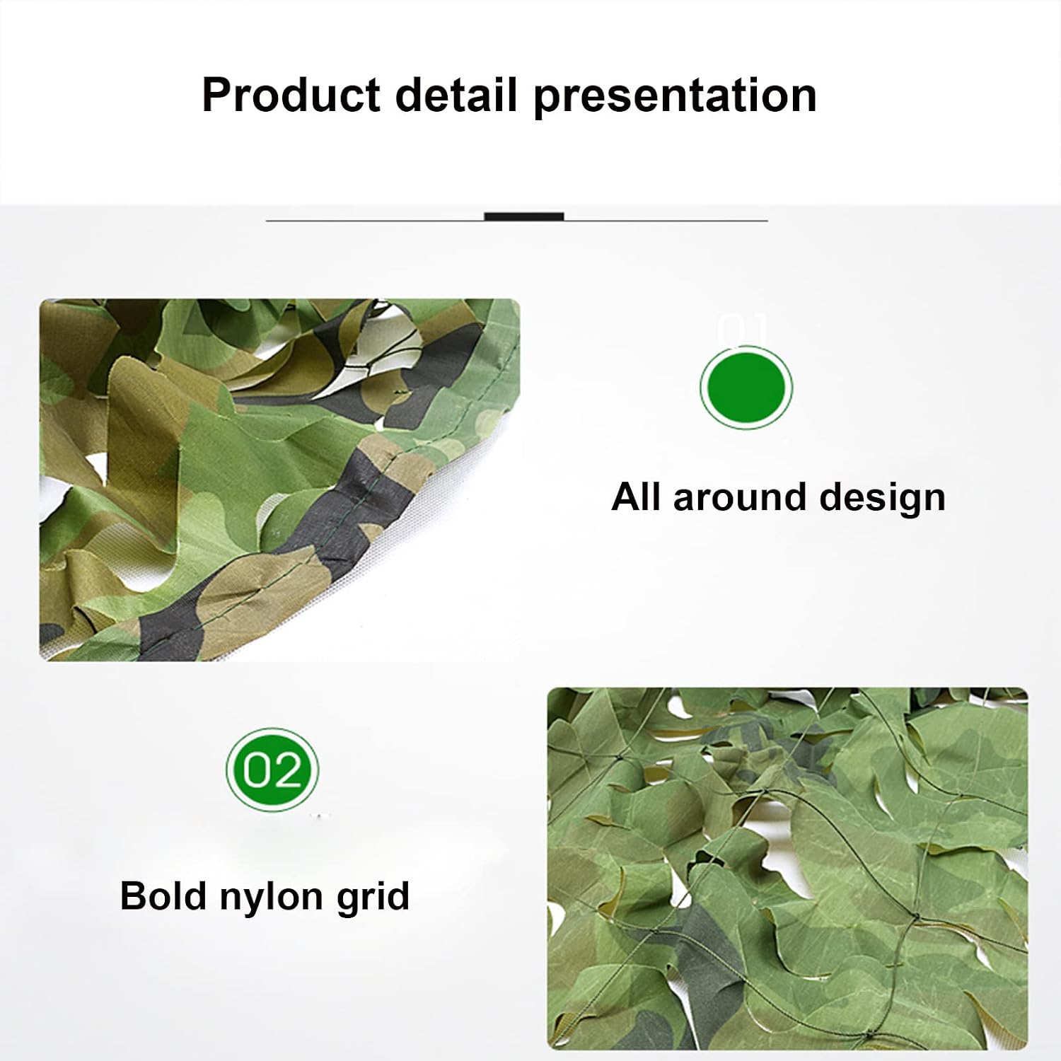 Amadon Camouflage net for Farmland Cover,Camo Net for Mountain Greening and Landscaping,Camo Netting for House Shading,Camouflage Netting for Activity Decoration,for Garden,Pavilion