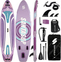 10'6'/11'Wide Inflatable Stand Up Paddle Board for Adults & Youth of All Skill Levels, with Premium SUP Paddleboard Accessories, Anti-Slip EVA Deck