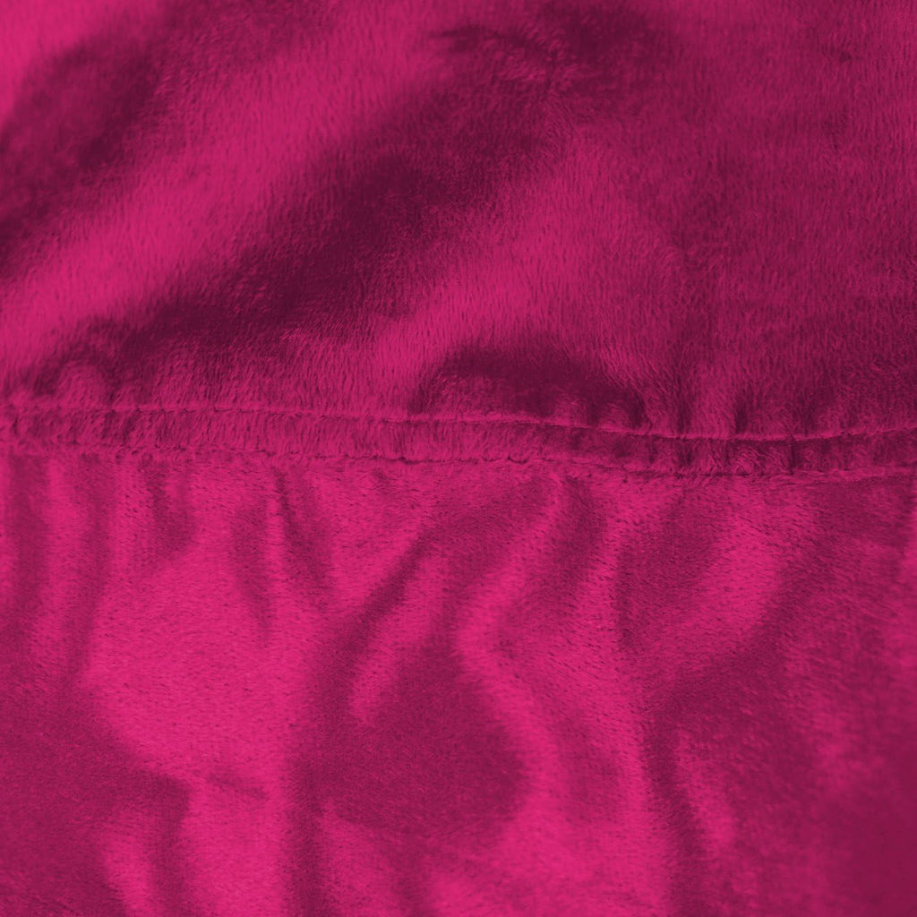 Sofa Sack Bean Bag Lounger - Plush Bean Bag Sofas with Super Soft Microsuede Cover - XL Memory Foam Stuffed Lounger Chairs for Kids, Adults, Couples - Jumbo Bean Bag Chair Furniture 6 Feet - Magenta