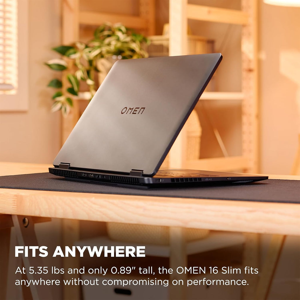 HP OMEN 16 Slim Gaming Laptop, 16' 144Hz 2K Display, Intel Core Ultra 9 285H, NVIDIA GeForce RTX 5070, 32GB DDR5 RAM, 1TB SSD, Wi-Fi 6E, RGB Backlit, Win 11 Pro, w/Mytrix Accessory & Lifetime Office