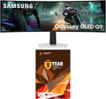 Samsung LS49DG910SNXZA 49 Inch Odyssey Dual QHD 144Hz Curved Gaming Monitor with 5 Year Amber Protection Plan (2024)