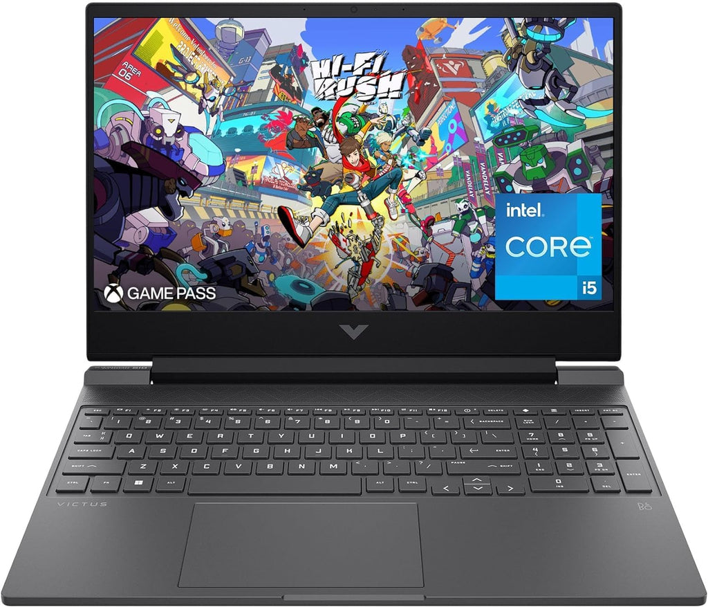 HP Victus 15.6' Full HD 144Hz Gaming Laptop, Intel Core i5-12450H,16GB RAM,512GB PCIe SSD, NVIDIA GeForce RTX 3050, Wi-Fi 6, Backlit Keyboard,Windows 11 Pro, Performance Blue