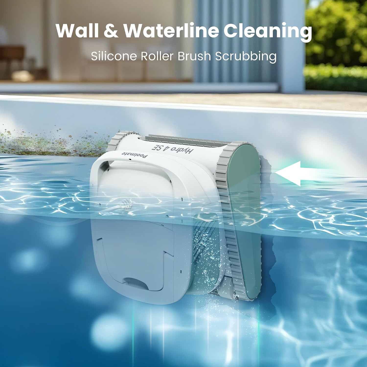 Chasing Hydro 4 SE Corded Robotic Pool Cleaner, 150W 180μm Class Basket Filter Pool Vacuum with Climbing Walls & Floors, Ideal for Inground Pools Up to 40FT Long Cable