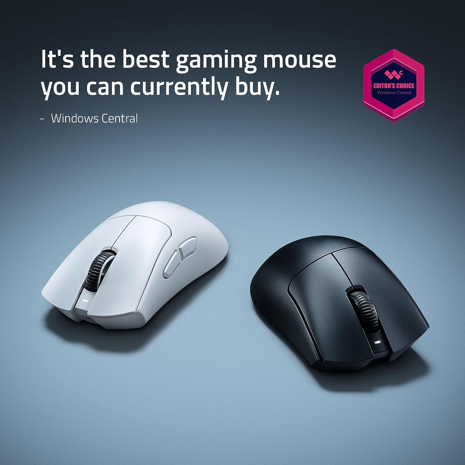 Razer DeathAdder V4 Pro Wireless Gaming Mouse – Lightweight 56g, HyperSpeed Wireless Gen-2, Gen-4 Optical Switches, Optical Scroll Wheel, Focus Pro 45K Sensor, Up to 150Hr Battery, Black (Renewed)