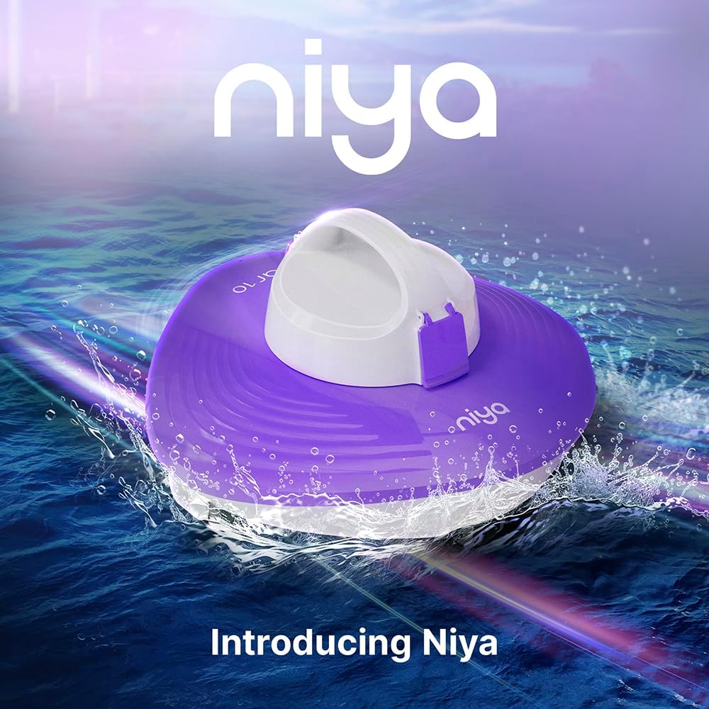 Niya Sonar 10 Cordless Robotic Above Ground Vacuum Pool Cleaner from The Creators of Dolphin, Up to 20 FT in Pool Length, Floor Cleaning Only