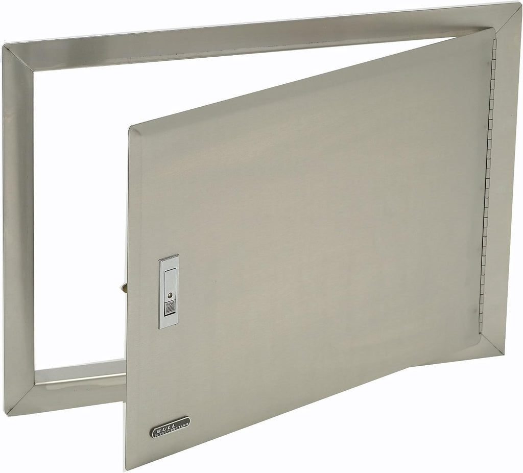 Bull Outdoor Products Stainless Steel Door with Lock and Key 16' x 23'