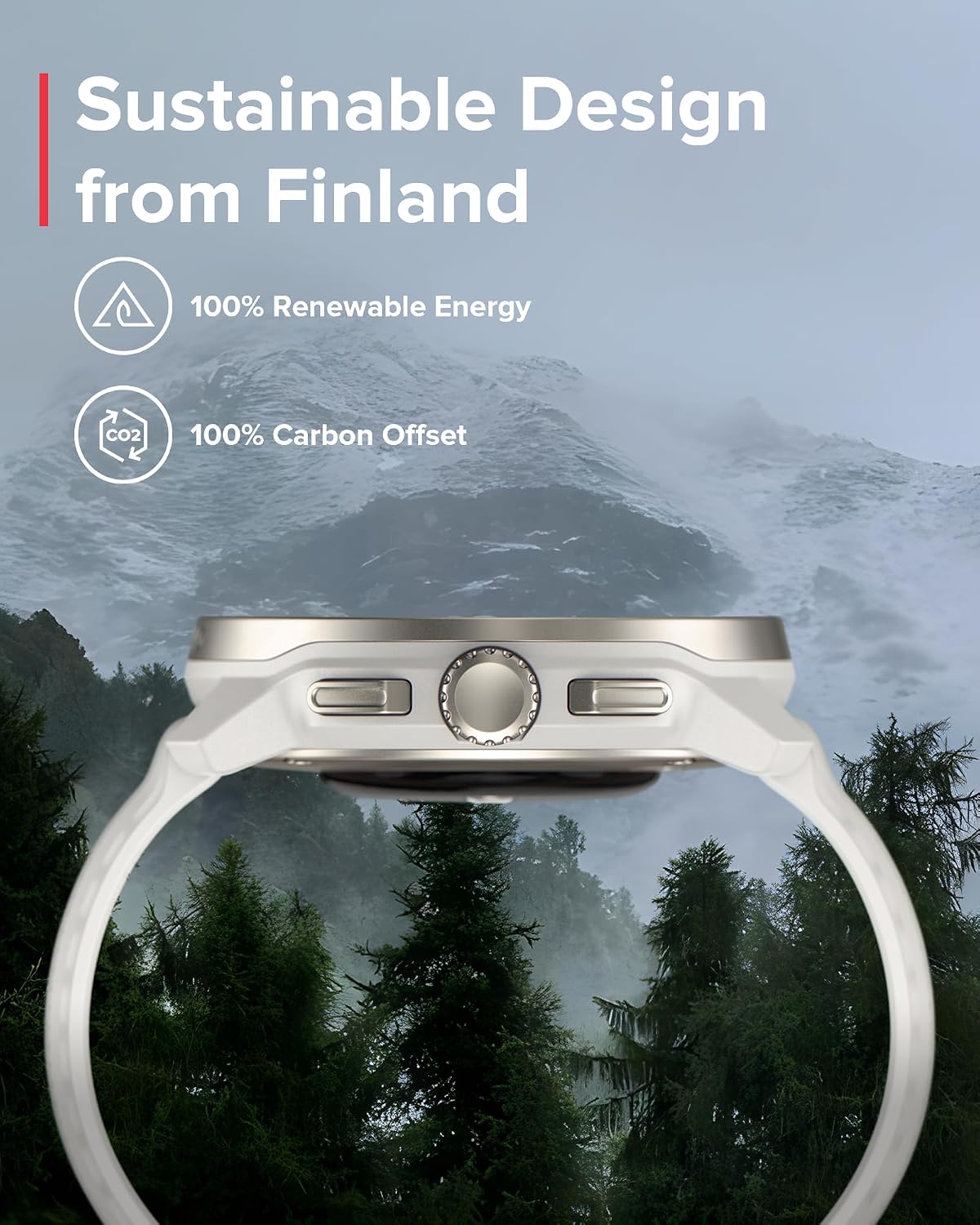 SUUNTO Race S GPS Sports Watch, 1.32' AMOLED Touchscreen w/Crown, 13 Days Battery Life, Training & Sleep Health Tracking, Dual-GNSS, 32GB Global Offline Maps, Lightweight for Running, Powder Gray