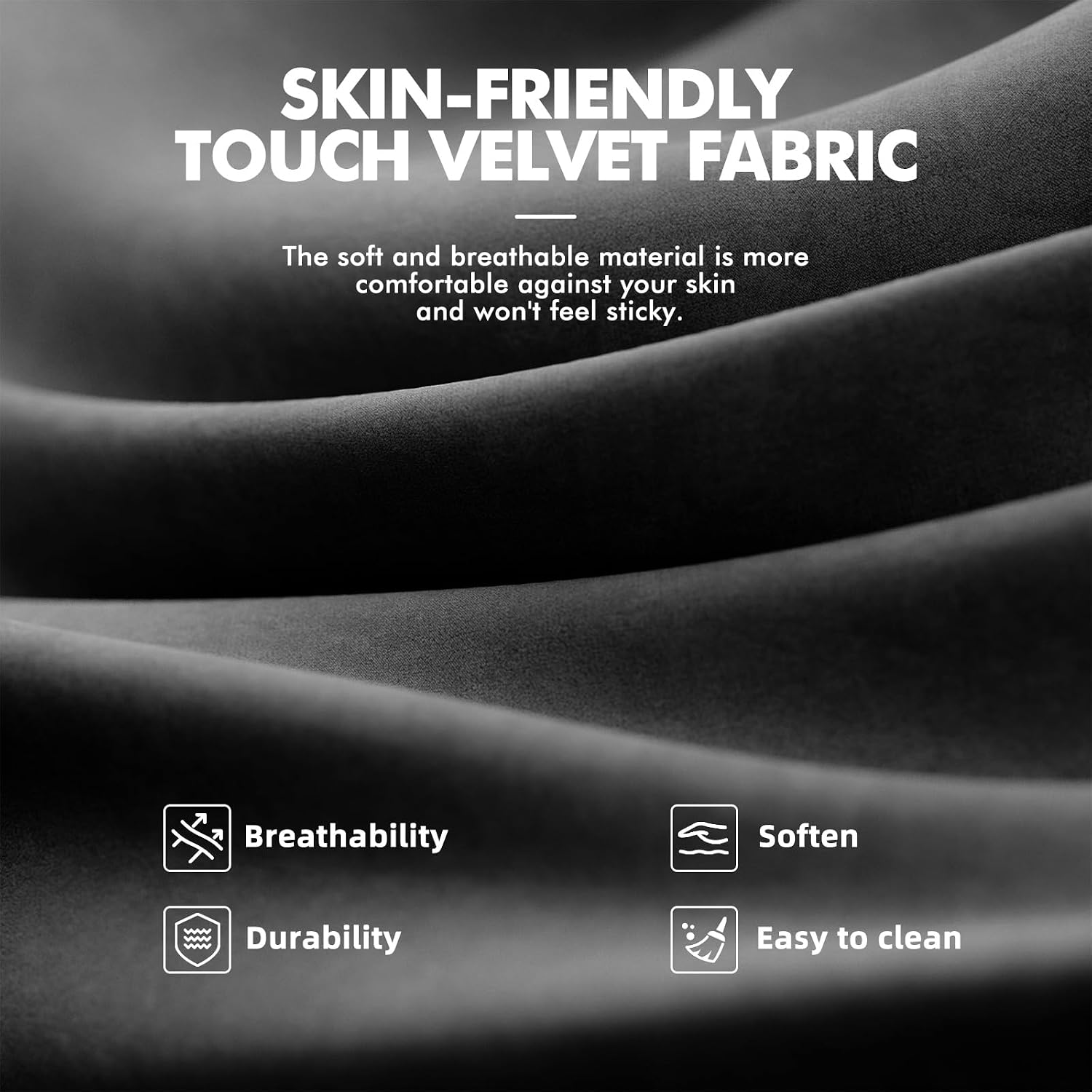 Soontrans Black Velvet Fabric Gaming Chairs with Footrest, Ergonomic Comfortable Video Gamer Chair, Reclining Office Computer Desk Game Chairs with Massage Lumbar Cushion,Headrest for Adult