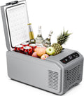 Antarctic Star Car Refrigerator, 12 Volt Car Fridge, 16 QT Portable Freezer Compressor Electric Cooler For Car, Control Panel with Lock, -4℉-68℉ 12V DC & 100V AC for Car/RV/Camping/Travel