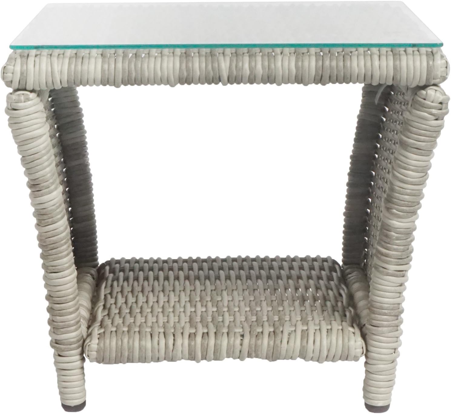 Elle Decor Vallauris Patio Outdoor Furniture Collection, Premium All Weather Wicker, 3 Piece Reclining Set, Gray