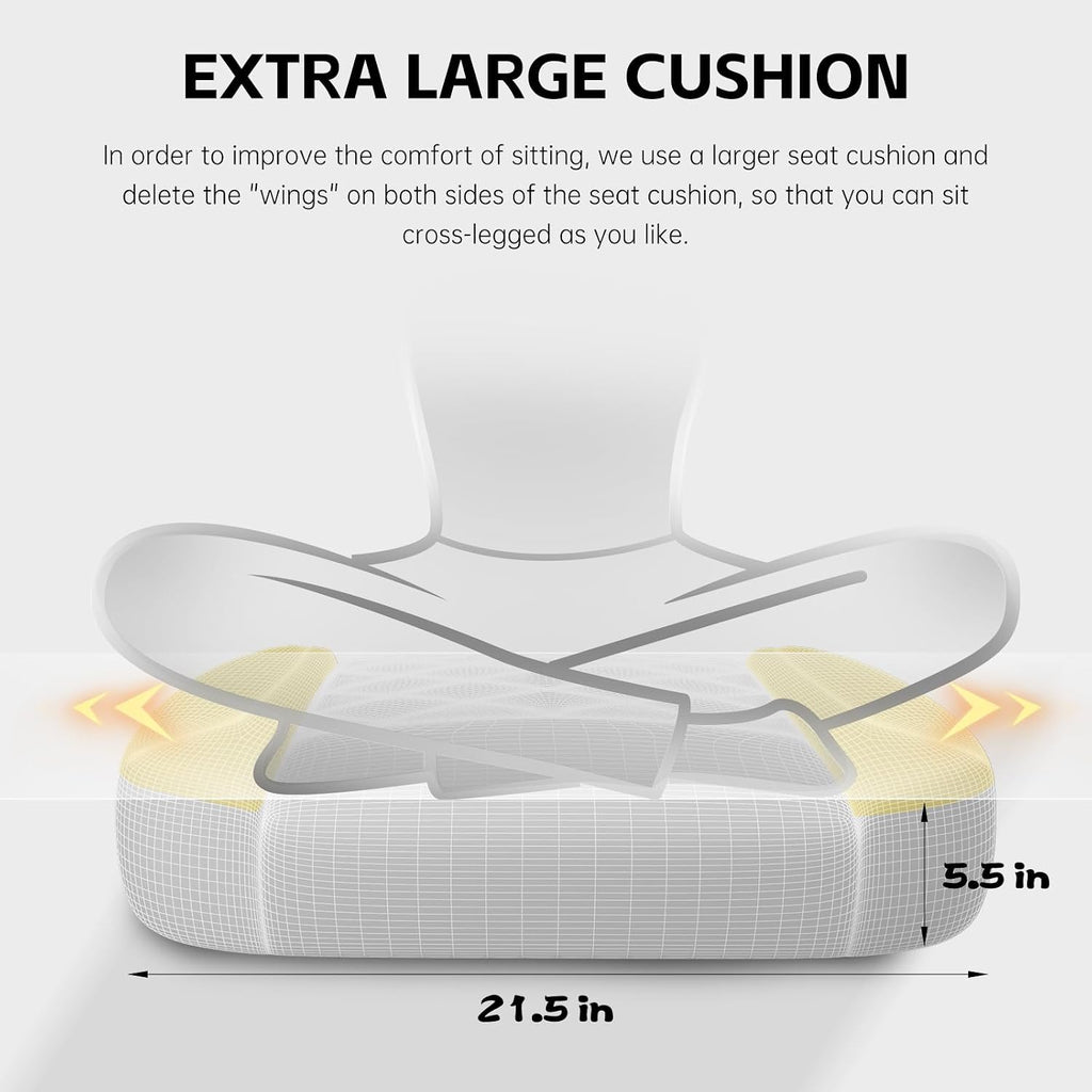 Ergonomic Gaming Chairs for Adults with Retractable Footrest, Fabric Racing Gaming Chair, Height Adujustable Computer Chair Swivel PC Gamer Chairs with Lumbar Support, Gift, 150KG, Red