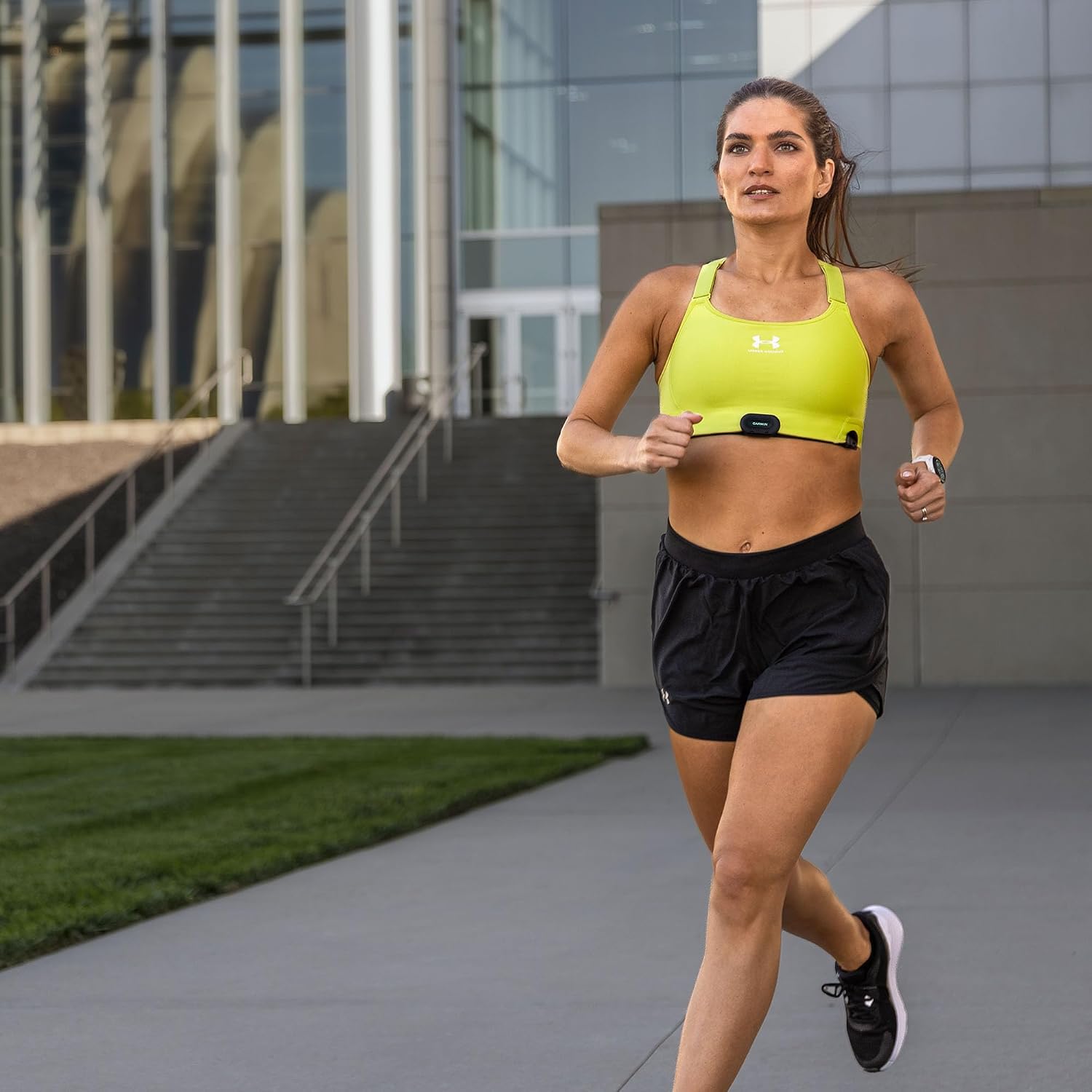 Garmin HRM Heart Rate Monitor Chest Strap | Wireless, Real-Time Transmission for Indoor and Outdoor Exercise | Signature Series Resistance Band