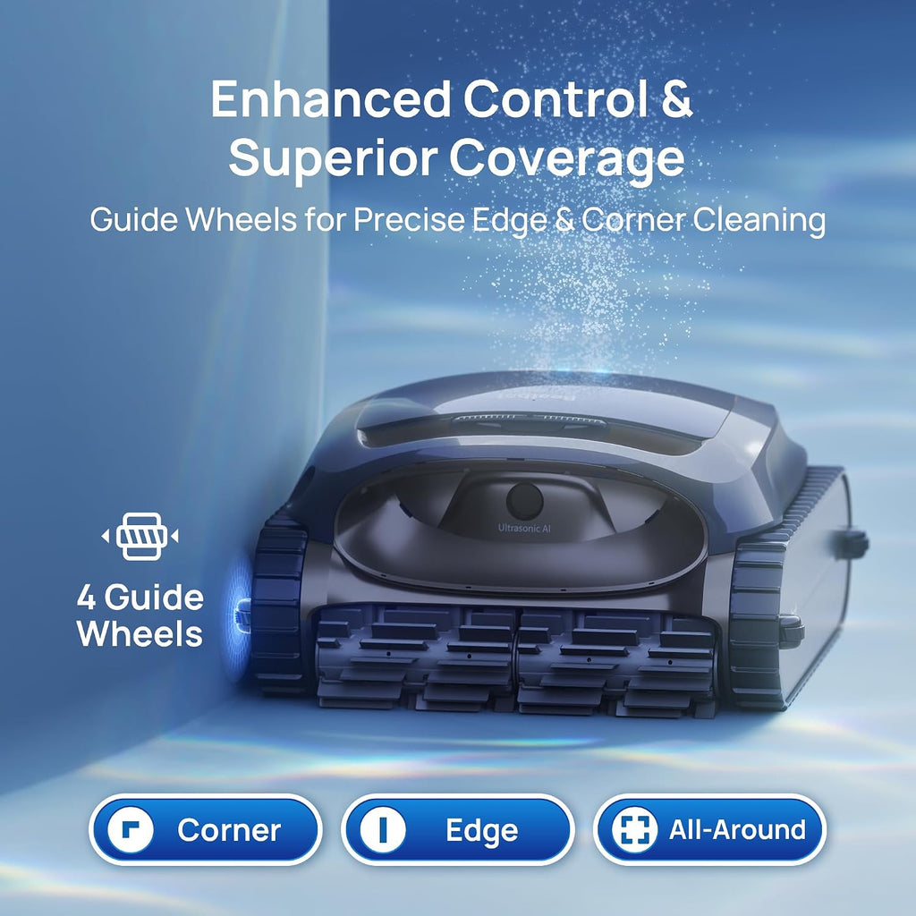 Beatbot AquaSense 2 Cordless Robotic Pool Vacuum Cleaner, Smart Surface Parking, Double-Pass Waterline Scrubbing, Cleans Floor, Walls and Waterline