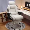Executive Office Chair Reclining with Footrest Ergonomic Computer Desk with Lumbar Support Big and Tall Home High Back Gaming Chair for Office Home Study