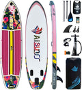 Inflatable Paddle Board for Adult, Paddle Board for All Skill Levels, Wide SUP Board with Primium Accessories Include SUP Carry Bag, Hand Pump& 10L Waterproof Bag