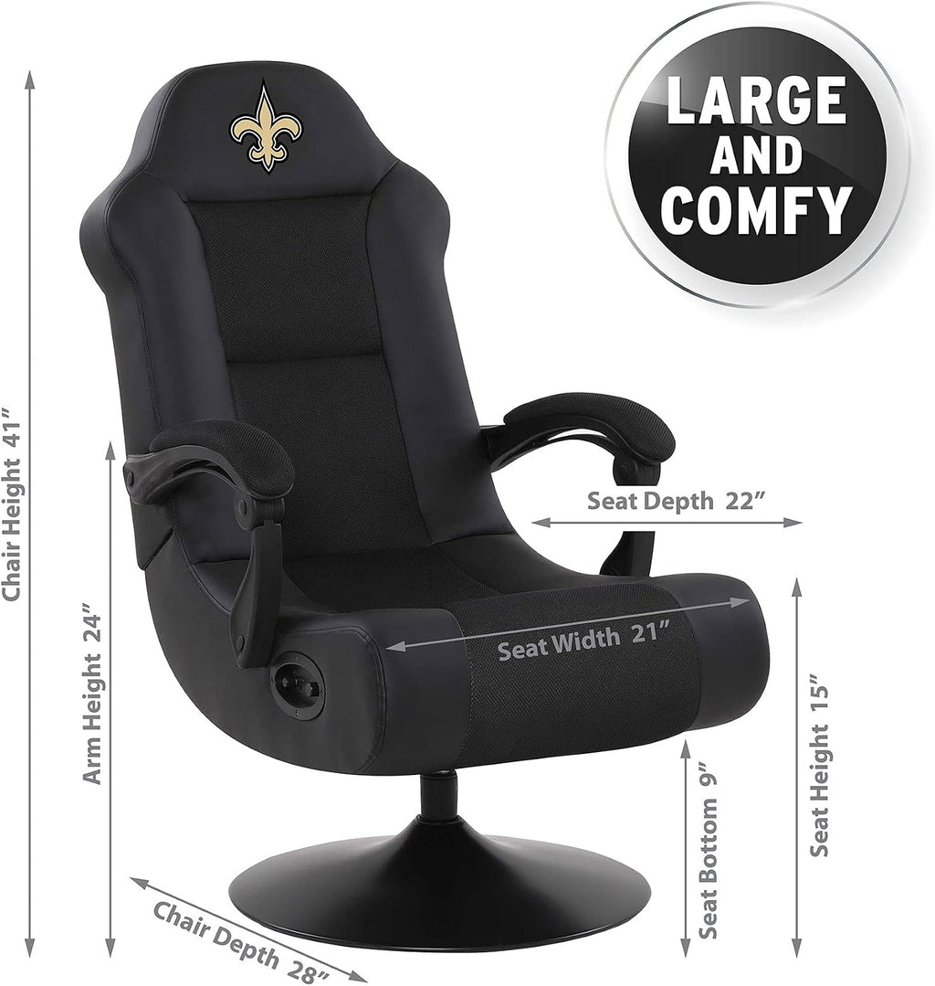 Imperial Black Dallas Cowboys Ultra Game Chair