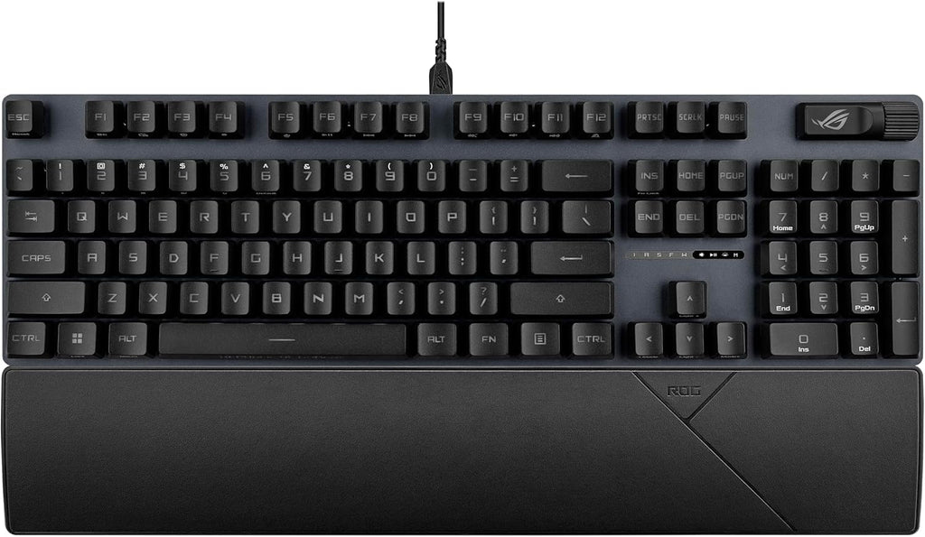 ASUS TUF M4 Air Wired Gaming Mouse-P307, Durable and Ultralight Air Shell Design, 16,000 DPI Optical Sensor, Six Tactile Buttons, IPX6 Water Resistance Bundle with ROG Strix Scope II Gaming Keyboard