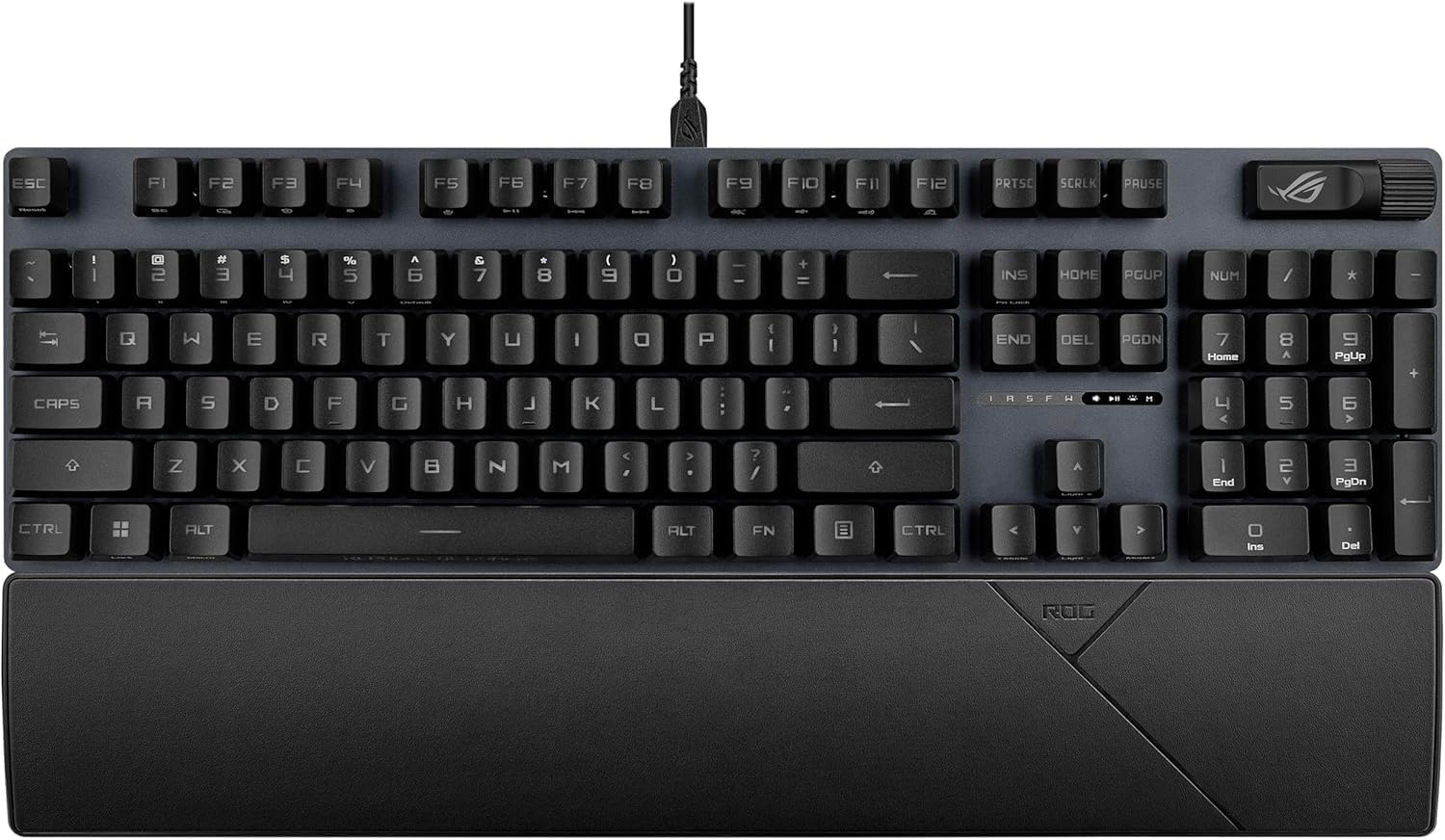 ASUS TUF M4 Air Wired Gaming Mouse-P307, Durable and Ultralight Air Shell Design, 16,000 DPI Optical Sensor, Six Tactile Buttons, IPX6 Water Resistance Bundle with ROG Strix Scope II Gaming Keyboard