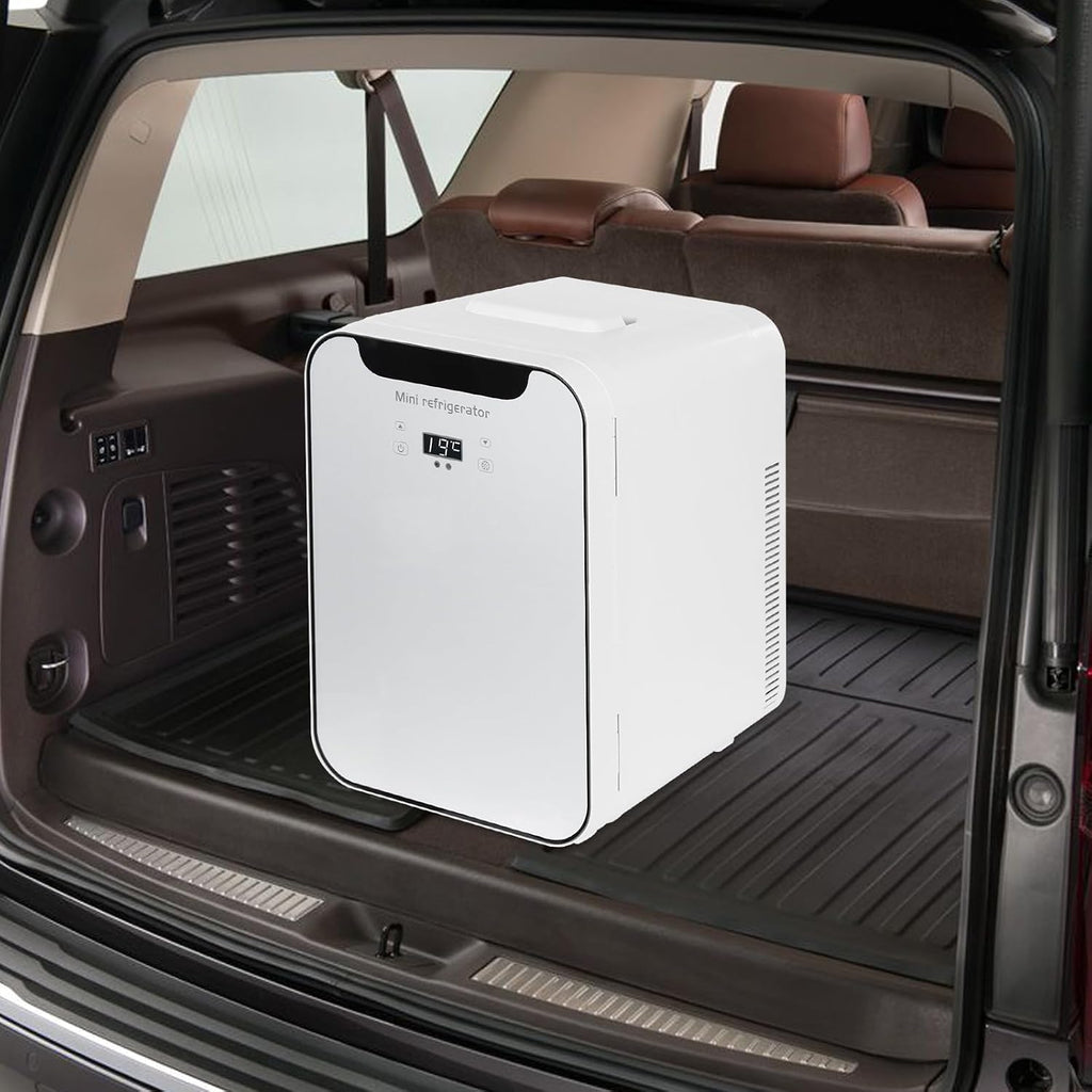 Car Fridge, 12 Volt Car Refrigerator, 20L/18.16 Qt Portable Electric Cooler Freezer, 15.8℉~149℉ Adjustable Range, 12V DC & 110V AC for Car, RV, Truck, Camping