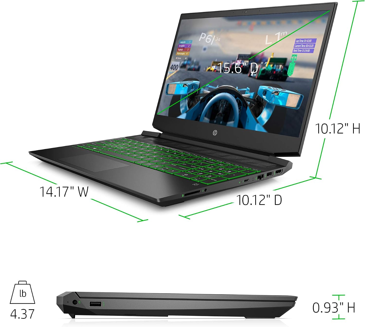 HP Pavilion Gaming 15 Laptop, NVIDIA GeForce GTX 1650, AMD Ryzen 5 4600H, 8GB DDR4 RAM, 512 GB PCIe NVMe SSD, 15.6' Full HD, Windows 10 Home, Backlit Keyboard (15-ec1010nr, 2020 Model)
