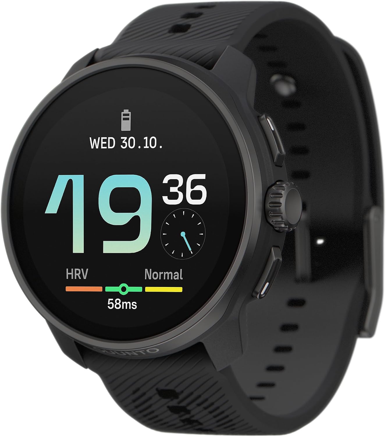 SUUNTO Race S GPS Sports Watch, 1.32' AMOLED Touchscreen w/Crown, 13 Days Battery Life, Training & Sleep Health Tracking, Dual-GNSS, 32GB Global Offline Maps, Lightweight for Running, All Black