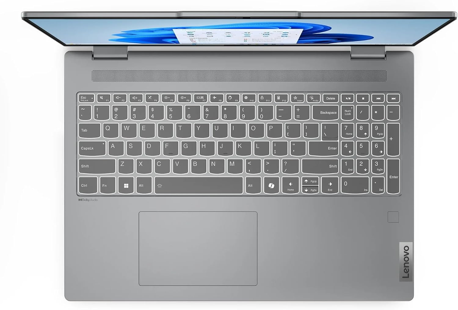 Lenovo IdeaPad 5 2-in-1 with AMD Ryzen 7 8845HS Processor, 16' WUXGA Touchscreen Display, 16GB LPDDR5X RAM, 512GB SSD, Backlit KB, Wi-Fi6, FP Reader, Windows 11, Luna Grey, w/2TB USB Drive, W/GaLiMu