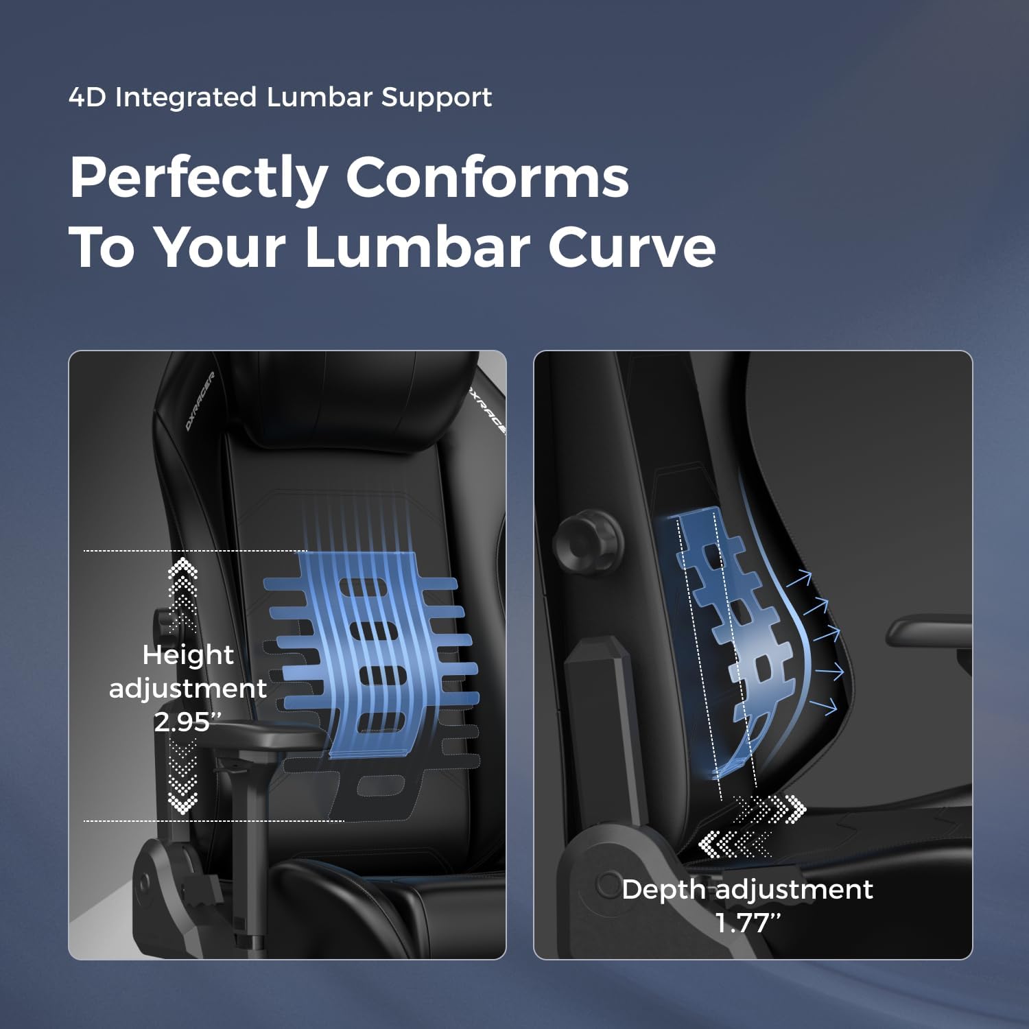DXRacer Master Series Gaming Chair, High Back Computer Chair, Ergonomics Office Recliner Chair, Extra Large, Black
